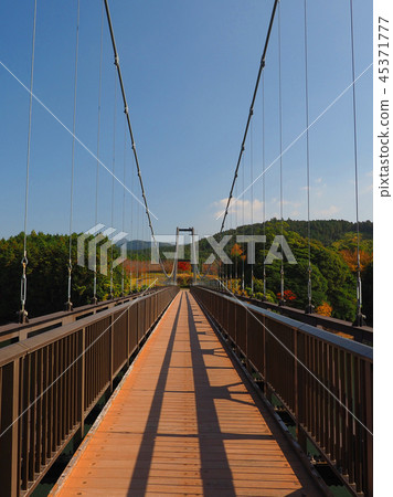 Nodake Ohashi (Nagasaki Prefecture: Nodake Lake: Autumn holiday season) Nodake Ohashi (Nagasaki Prefecture: Nodake Lake: Autumn holiday season) 45371777