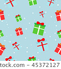Vector seamless pattern gifts 45372127