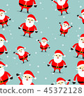 santa claus pattern vector illustration 45372128