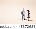 Family relationship man and woman 45372683