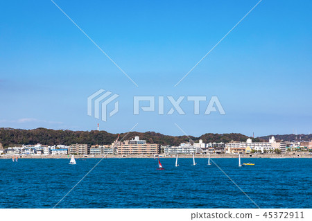 （神奈川縣景觀）從Hayama港口的獅子海岸景觀13 45372911