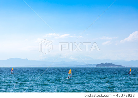 （神奈川縣景觀）從葉山港1看到的靜岡側景1 45372928