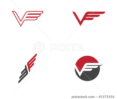 Wing Falcon Logo Template vector Wing Falcon Logo Template vector 45373358