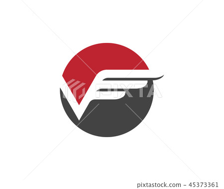 Wing Falcon Logo Template vector 45373361
