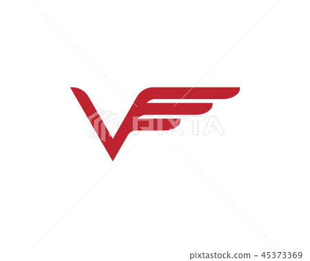 Wing Falcon Logo Template vector 45373369