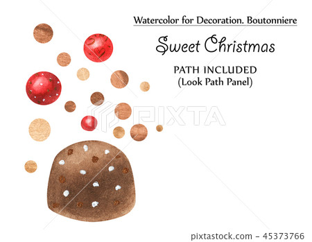 Sweet vignettes with chocolates and golden dots Sweet vignettes with chocolates and golden dots 45373766