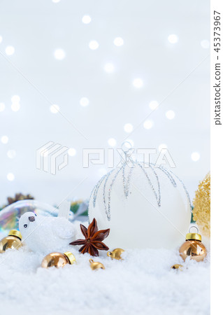 White christmas with snow 45373967