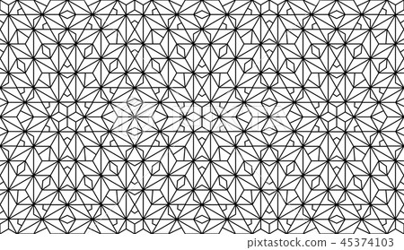 The geometric pattern with lines. Seamless The geometric pattern with lines. Seamless 45374103