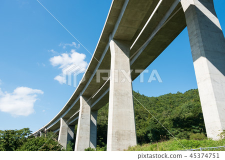 Bridge bridge piers highway 45374751