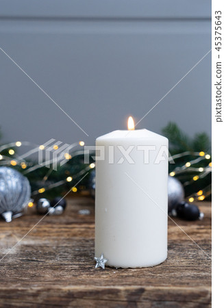Elegant gray christmas Elegant gray christmas 45375643