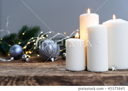Elegant gray christmas 45375645