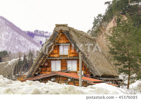 The historic villages of Shirakawa-go in winter The historic villages of Shirakawa-go in winter 45376085