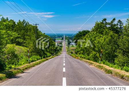 "Hokkaido" Road leading to heaven · Drive image 45377276
