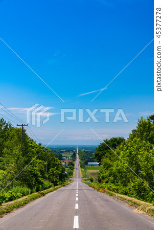 "Hokkaido" Road leading to heaven · Drive image 45377278