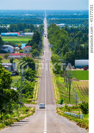 "Hokkaido" Road leading to heaven · Drive image 45377281