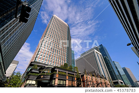 日本的東京都市風景我想看Marunouchi Park Building等。 日本的東京都市風景我想看Marunouchi Park Building等。 45378783
