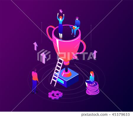 Business success - modern colorful isometric vector illustration Business success - modern colorful isometric vector illustration 45379633