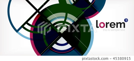 Vector abstract colorful circles background Vector abstract colorful circles background 45380915