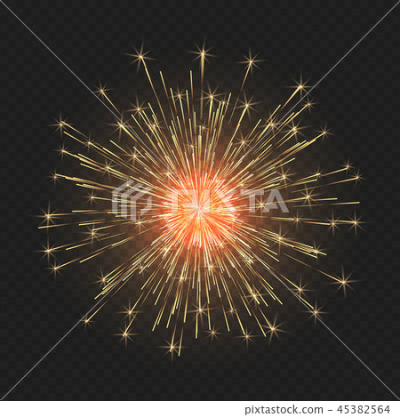 Festive bright fireworks 45382564