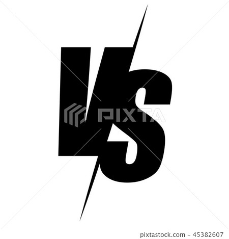 Versus vector icon. Versus vector icon. 45382607