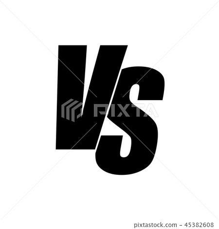 Versus vector icon. Versus vector icon. 45382608