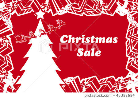 Background material, present, christmas sale, gift, merry christmas, flyer, advertisement, advertising, pop art, Background material, present, christmas sale, gift, merry christmas, flyer, advertisement, advertising, pop art, 45382684