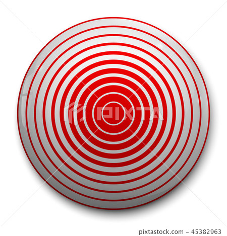 Pain circle red icon Pain circle red icon 45382963