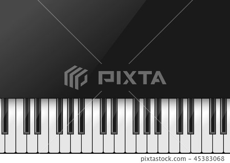 Music background with piano Music background with piano 45383068