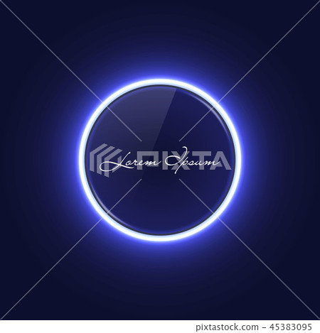 neeon circle banner neeon circle banner 45383095