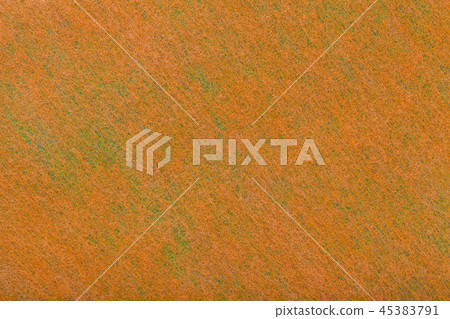 orange and green background of felt fabric. orange and green background of felt fabric. 45383791