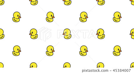 duck seamless pattern vector rubber ducky icon duck seamless pattern vector rubber ducky icon 45384007