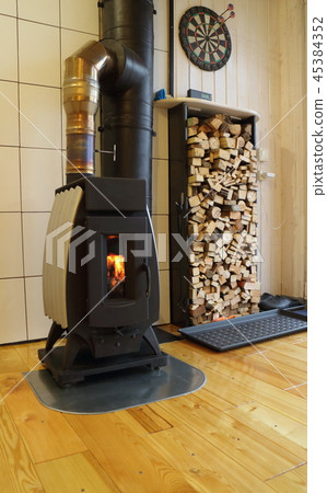 wood burning stove 45384352