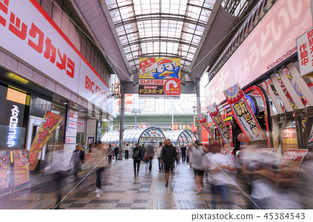 大阪，難波，千日前購物街 45384543
