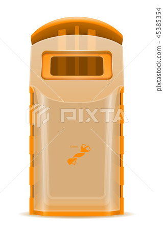 plastick dumpster waste sorting vector  45385354