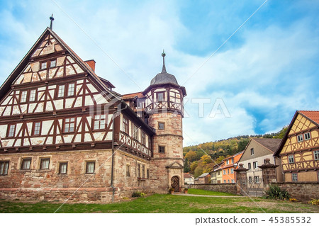 The downtown of Wasungen in Thuringia Germany The downtown of Wasungen in Thuringia Germany 45385532