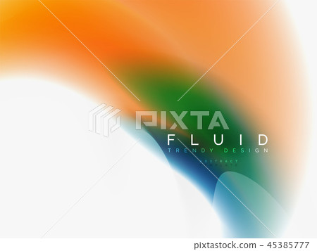Background abstract color flow, liquid design 45385777