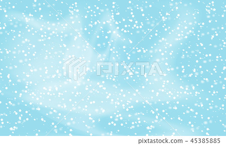 Falling snow background. Winter snowing sky. 45385885