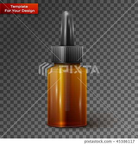 Glass Bottle with pipe dropper 45386117