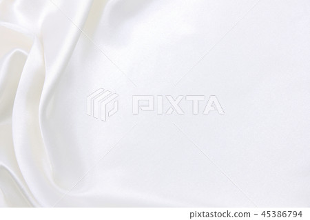 Smooth elegant white silk or satin luxury cloth Smooth elegant white silk or satin luxury cloth 45386794