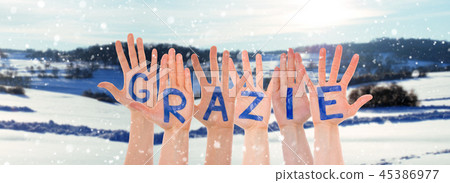 Many Hands Building Granzie Means Thank You 45386977