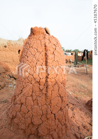 Anthill in village Anthill in village 45387670