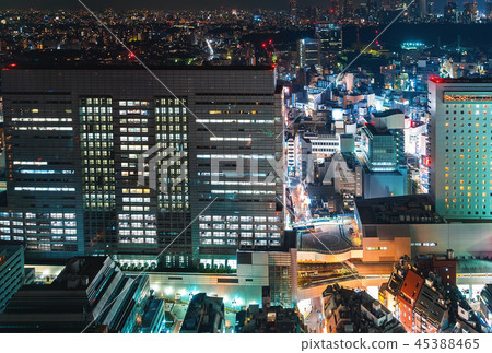 Aerial view of Tokyo, Japan Aerial view of Tokyo, Japan 45388465