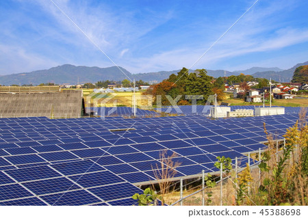 Mega Solar _ Solar Power Station _ Autumn v. XL Mega Solar _ Solar Power Station _ Autumn v. XL 45388698