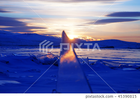 Russia, Lake Baikal, Olkhon Island, Winter 45390815