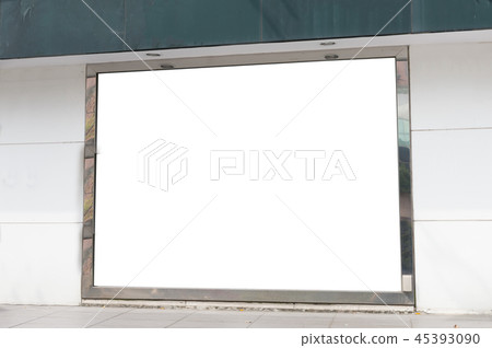 Shop Boutique Store Front with Big Window 45393090