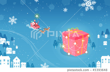 Happy christmas illustration Happy christmas illustration 45393648