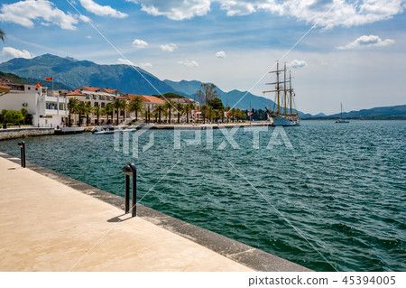 Tivat, Montenegro, beautiful port landscape 45394005