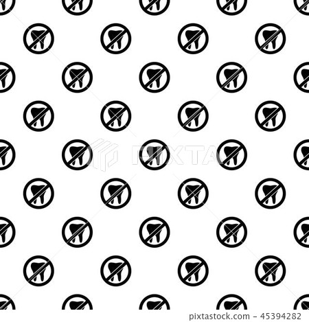 No tooth icon, simple style 45394282