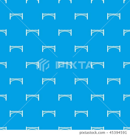 Road arch bridge pattern vector seamless blue - Stock Illustration ...
