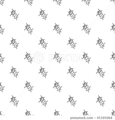 Bird flu virus pattern vector seamless Bird flu virus pattern vector seamless 45395068